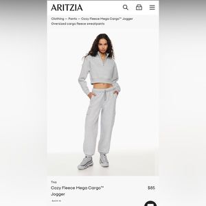 Aritzia Tna Cozy Fleece Mega Cargo™ Jogger xxs